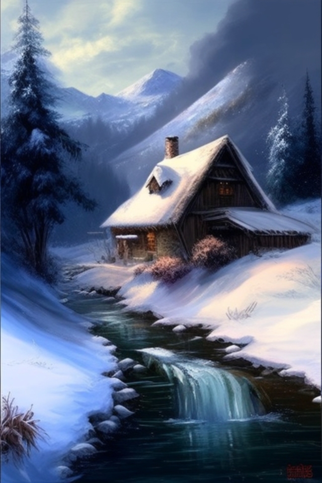 雪山脚下