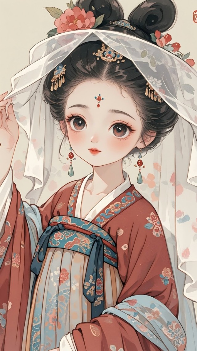 Q版唐代仕女