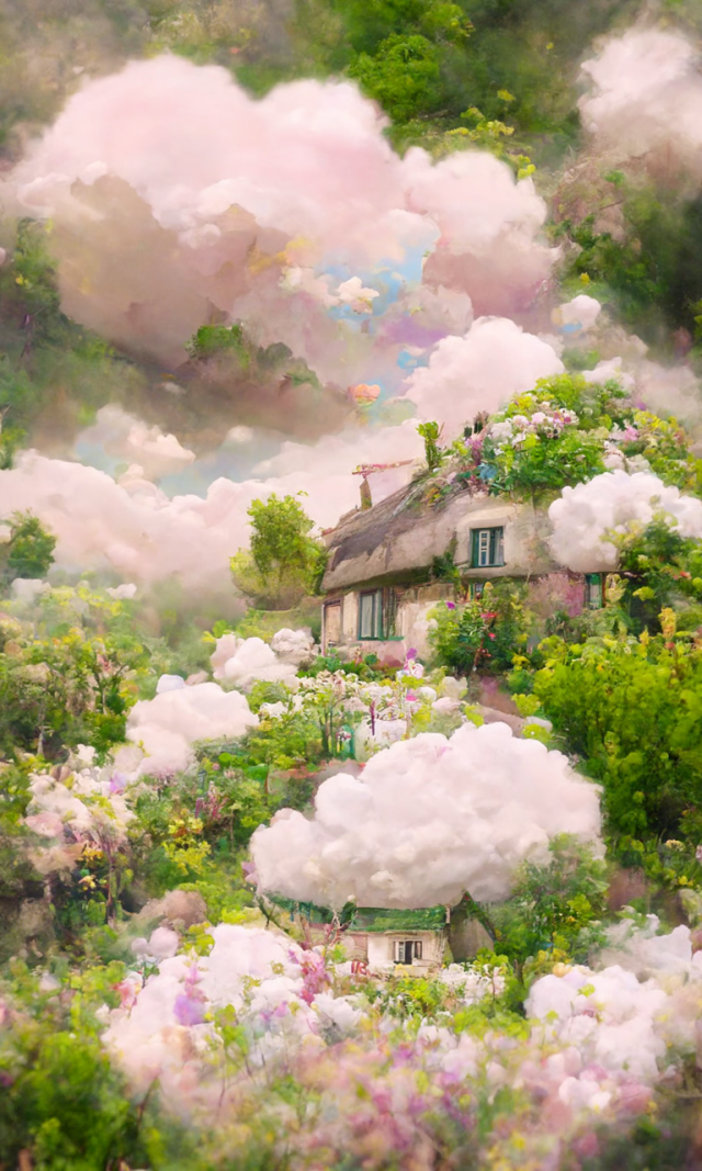 云上小屋 风景手机静态壁纸 风景手机壁纸下载 元气壁纸