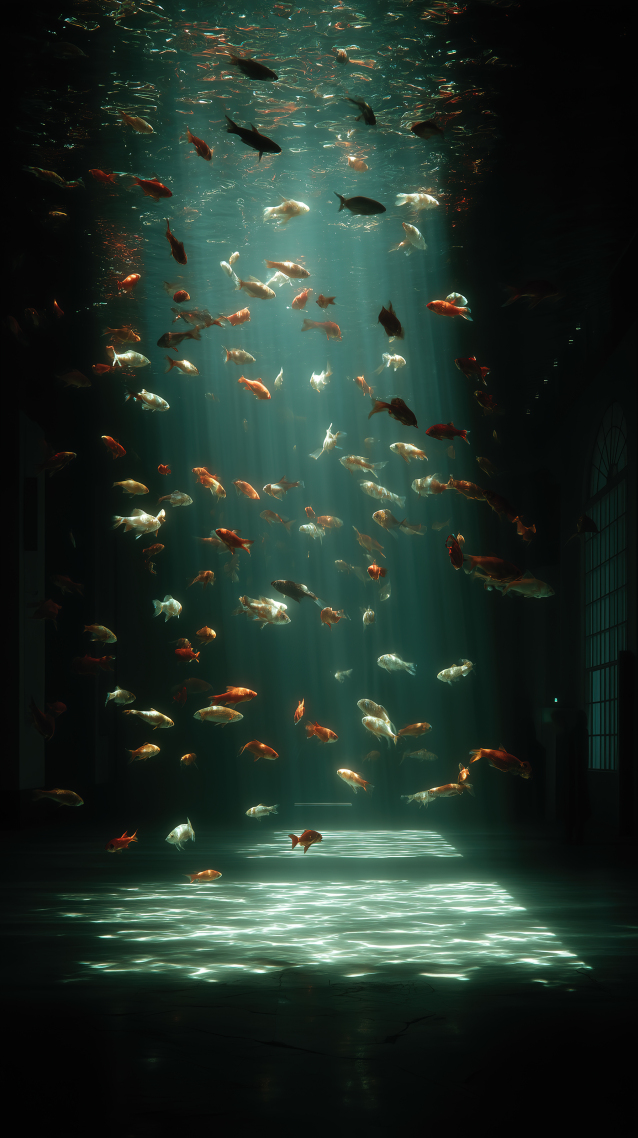 海底游鱼
