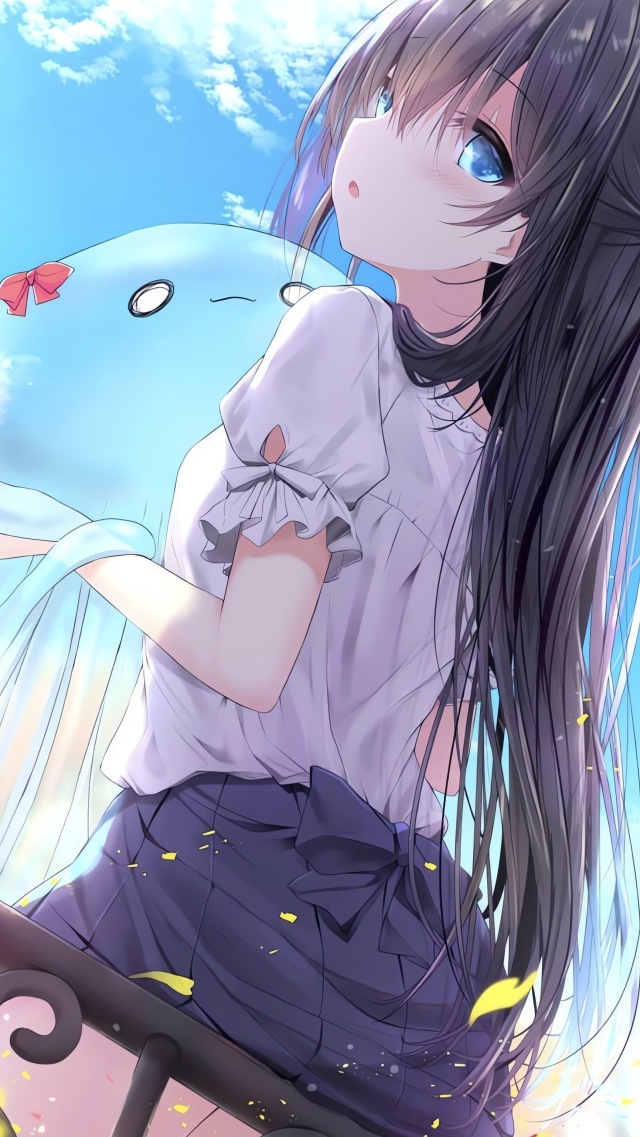 藍天美少女
