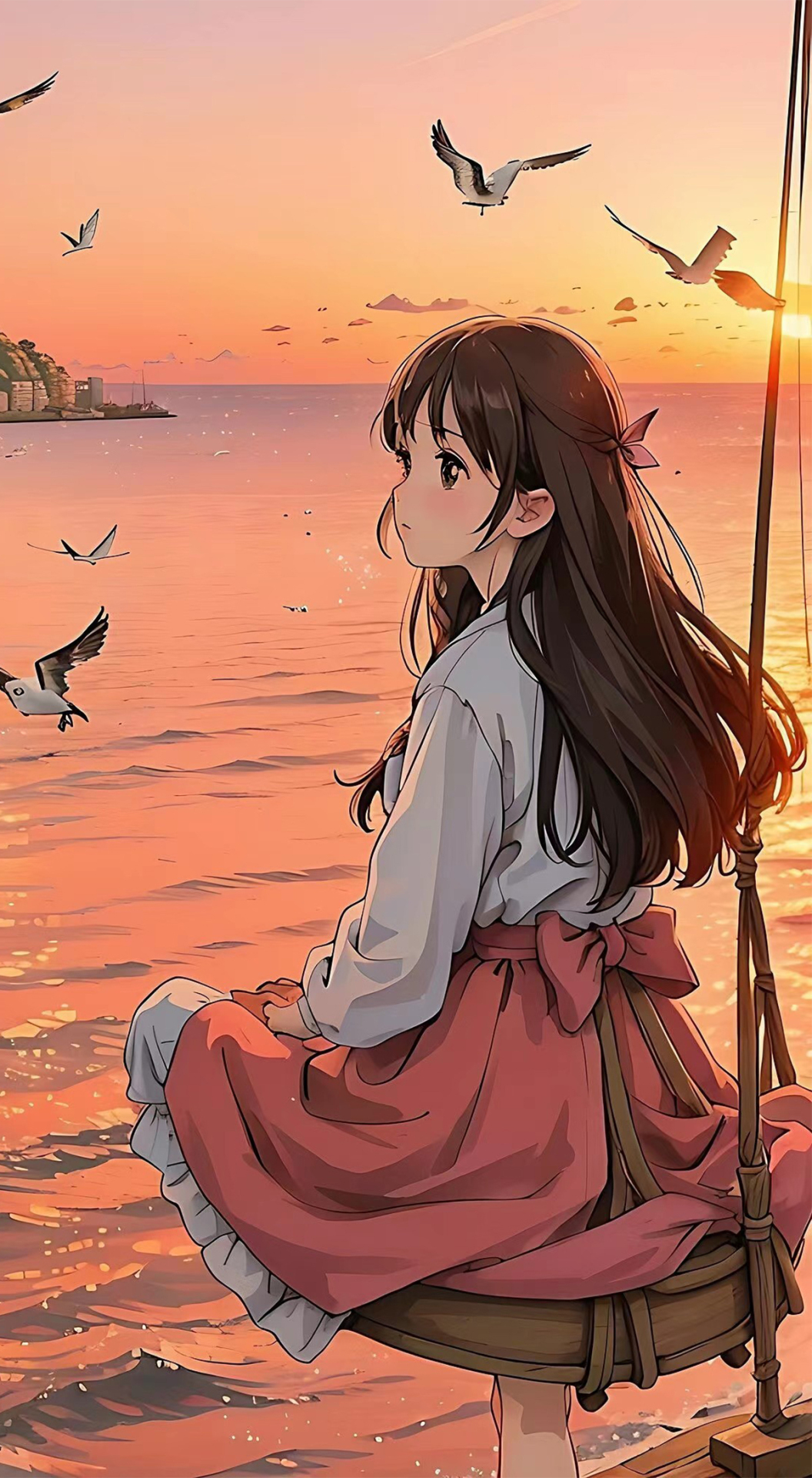 夕阳美少女
