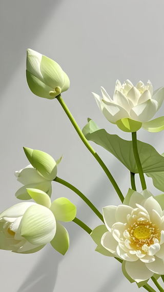 白色莲