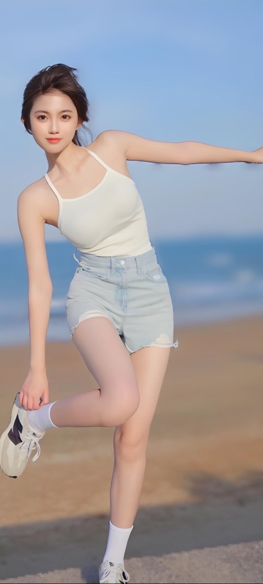 海邊美女