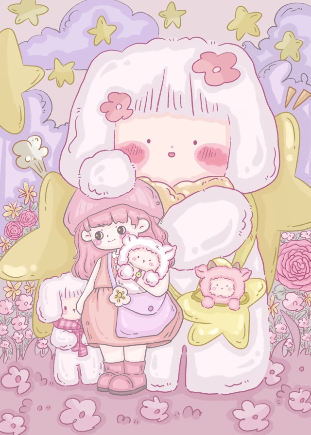抱抱～
原创壁纸｜?️二改商用