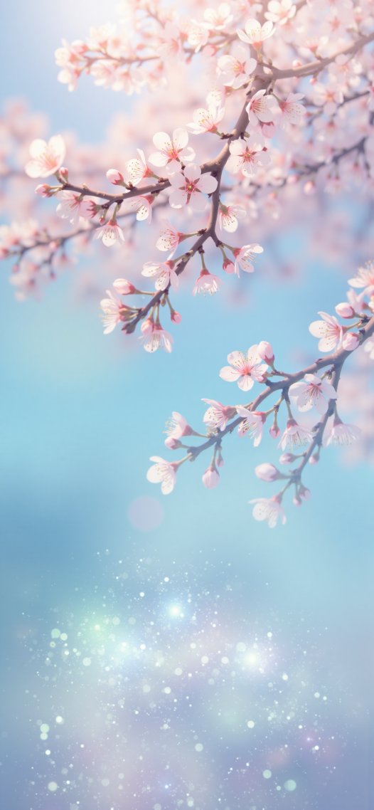 粉藍色花朵