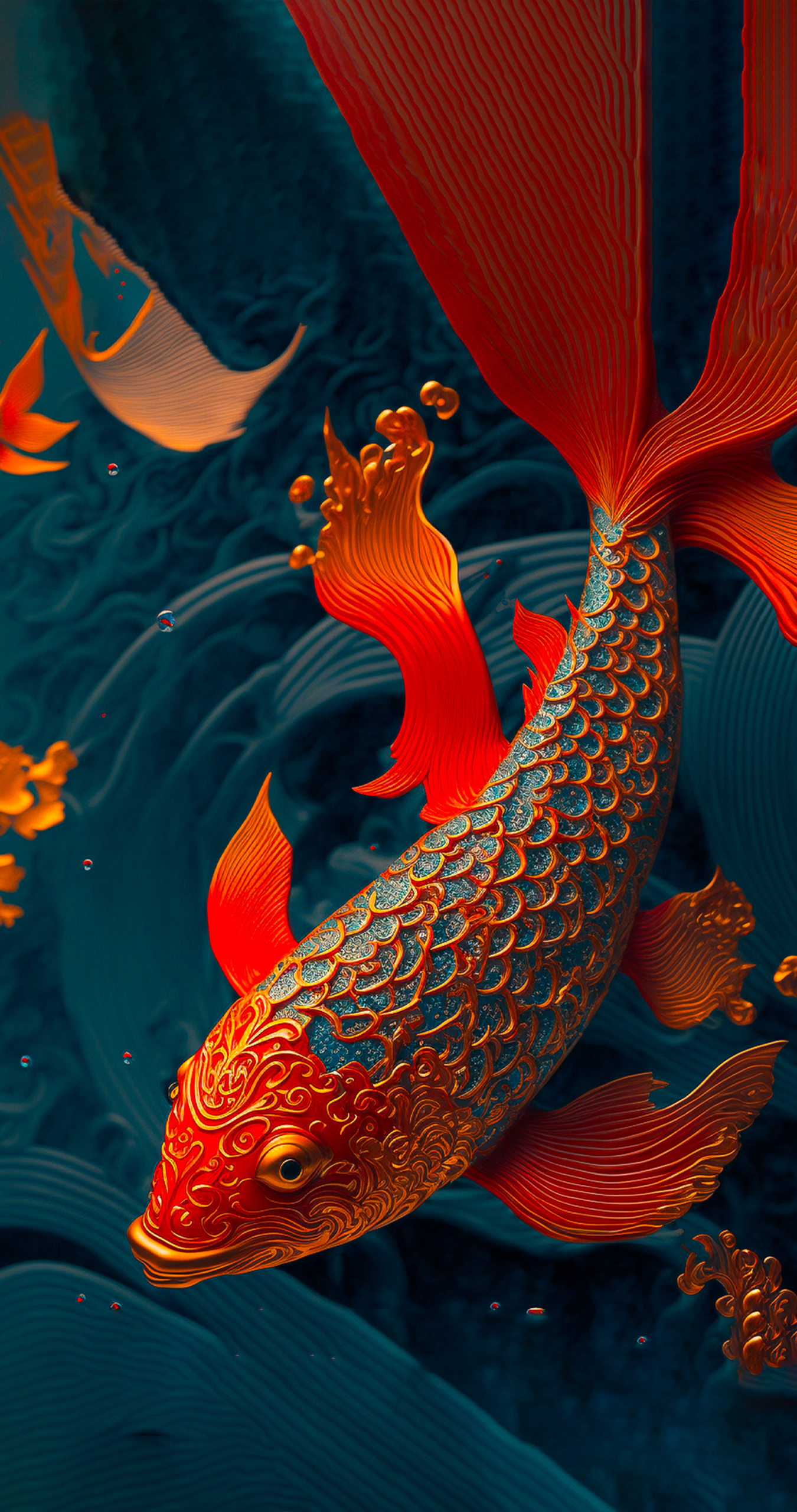 錦鯉 好運錦鯉 4K