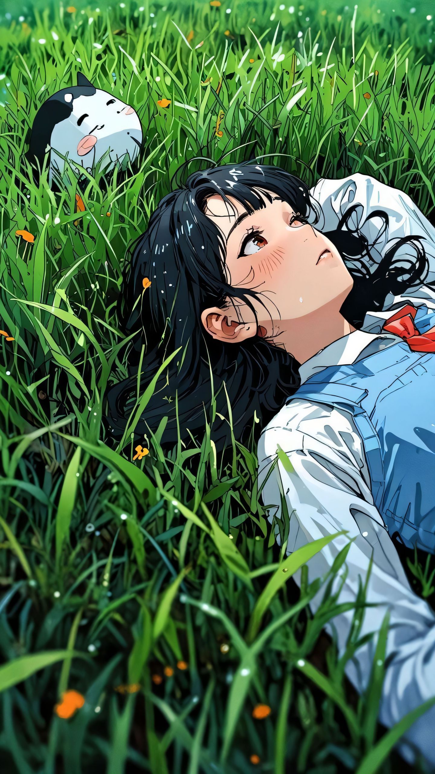 草地女孩