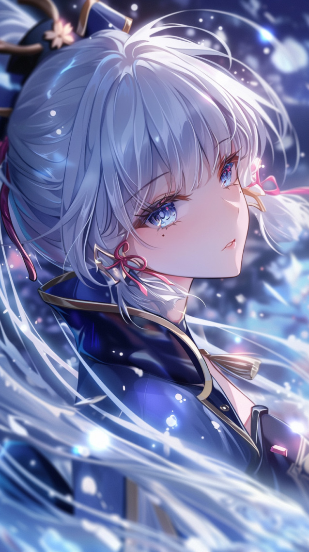 雪墨壁纸丨神里绫华丨