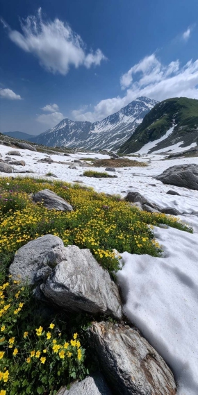 雪与花的高原之约