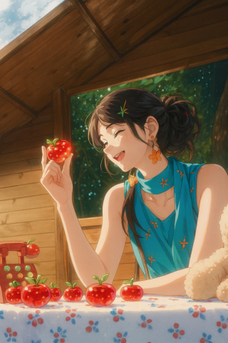 女孩与