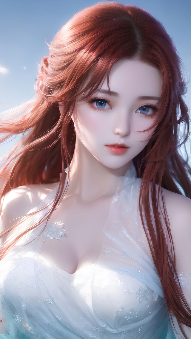 水中长发少女