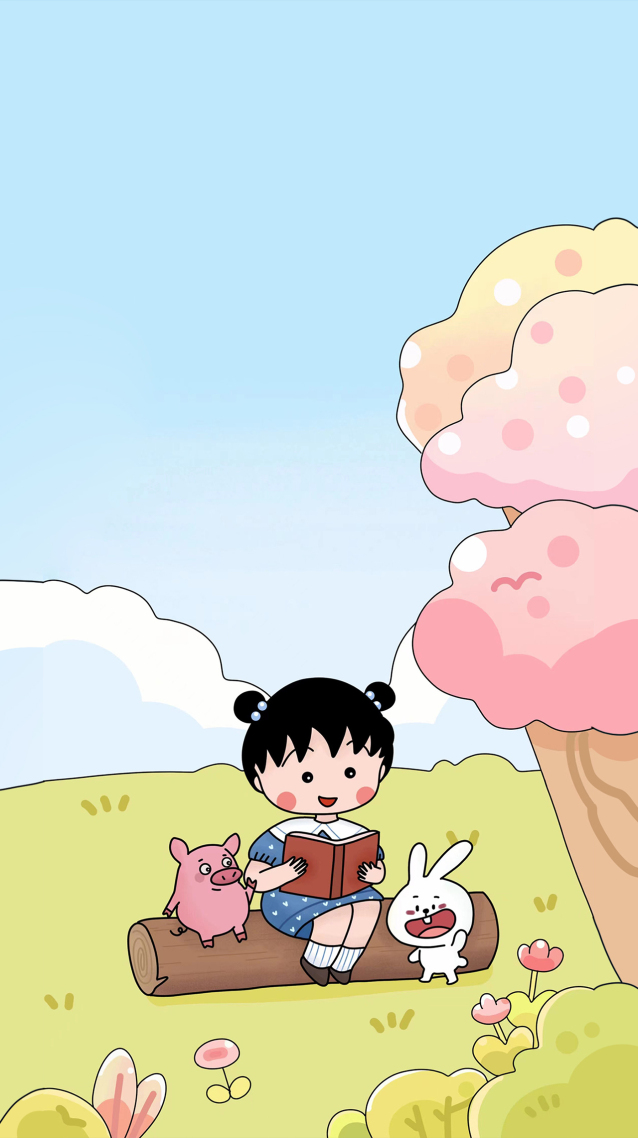 清新小丸子壁紙