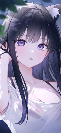 黑发少女