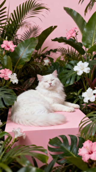 粉色氛围感小猫3