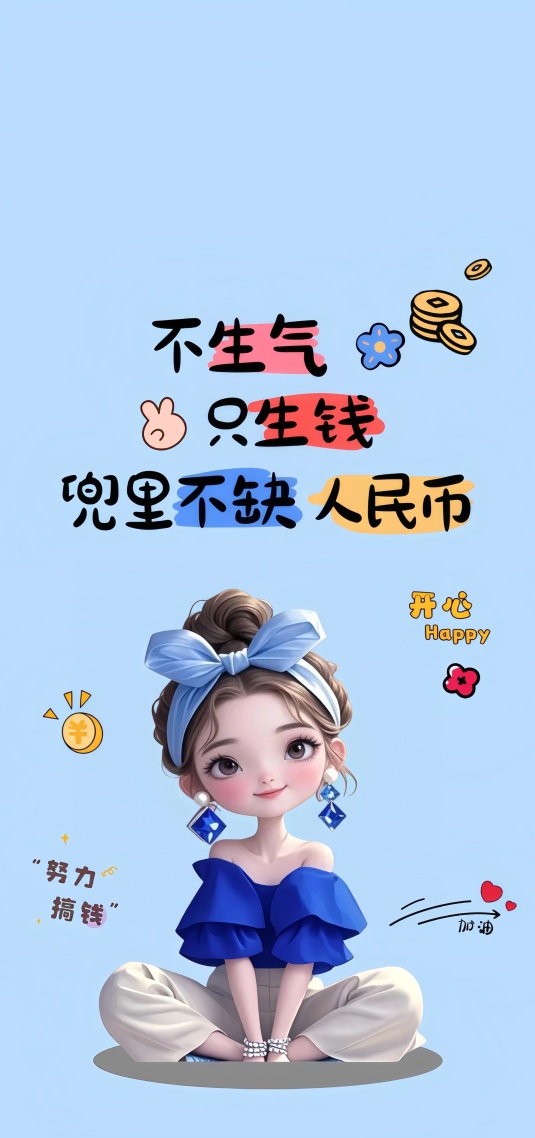 不生气壁纸