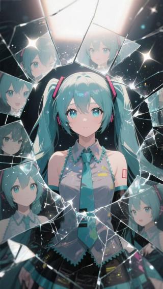 破碎中的初音