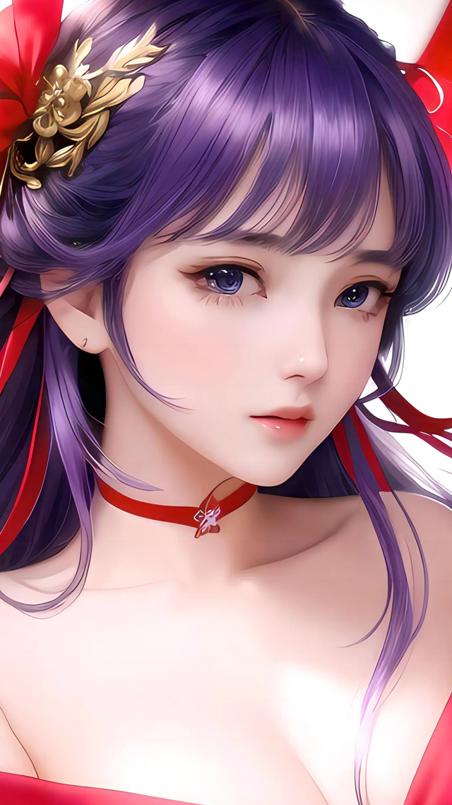 古風紅衣少女