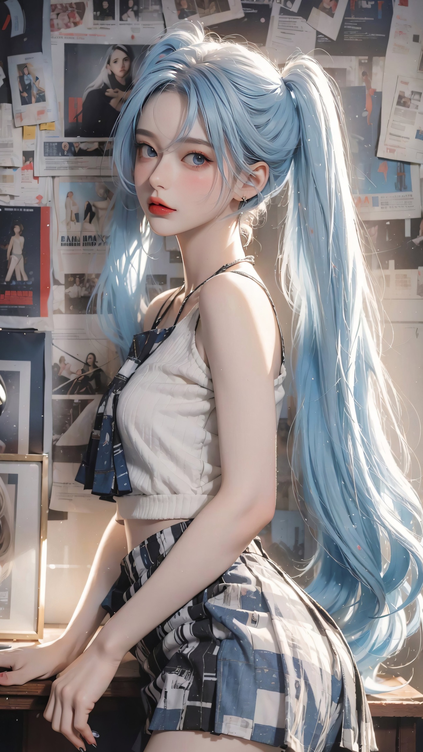 AI雙馬尾美女
