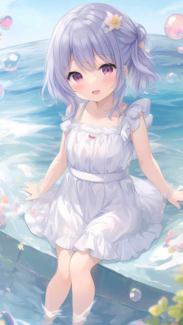 萌萌哒小妹妹手机壁纸