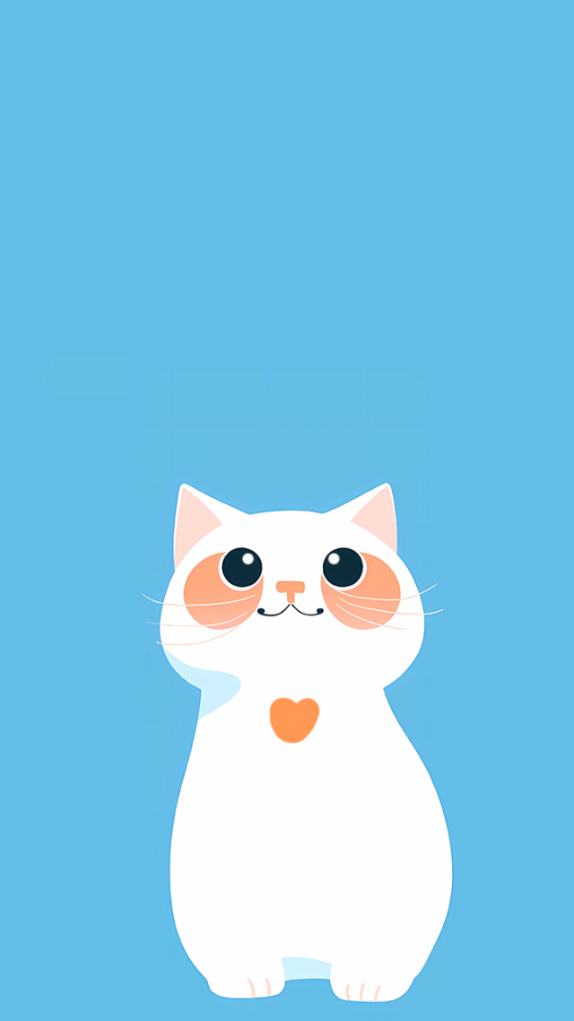 爱心小猫