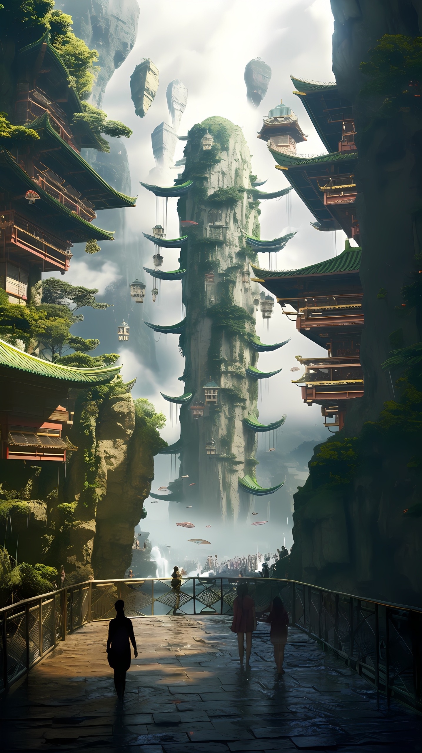 科技古風建築
