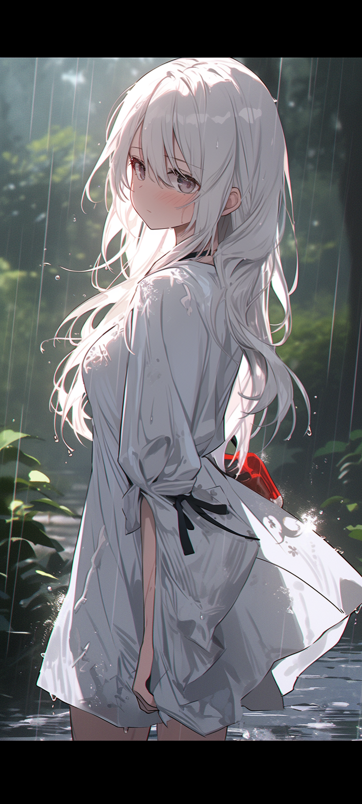 雨中女孩
