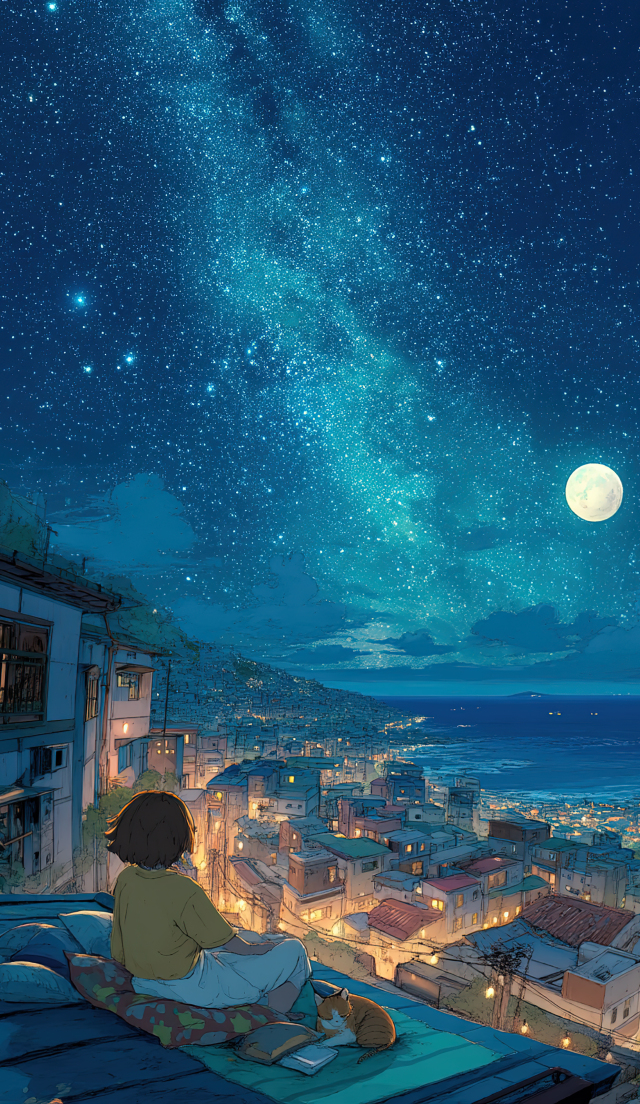 屋頂上的美景