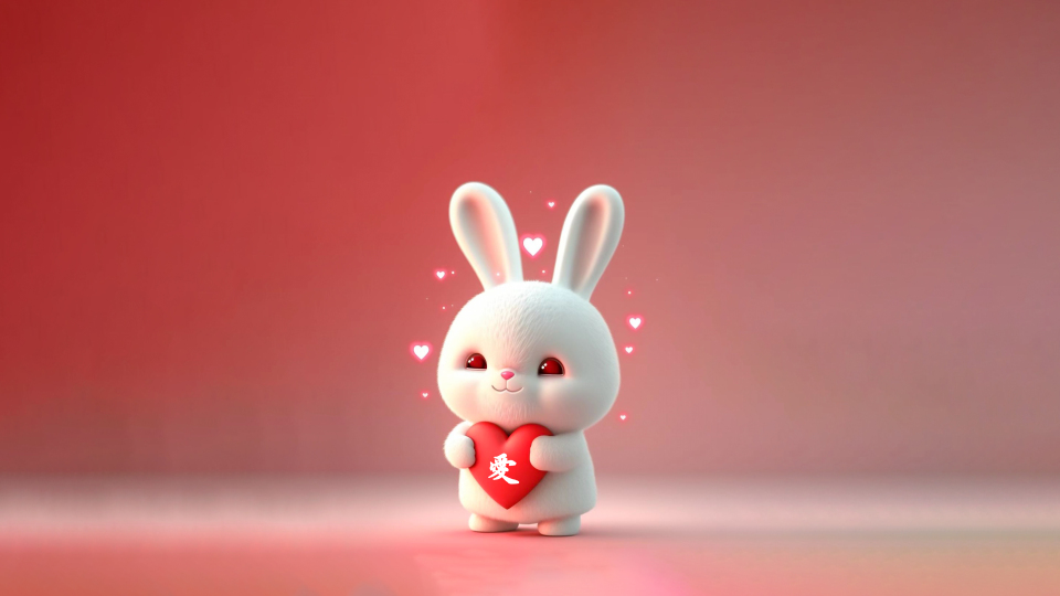 情人节兔 4K