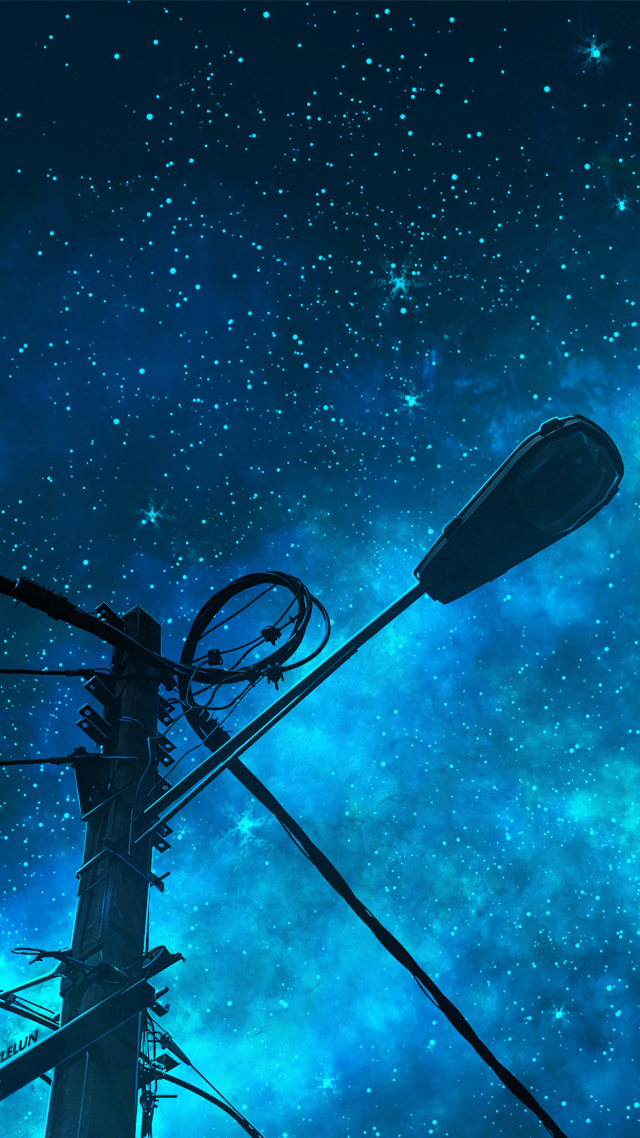 仰望星空 动漫手机静态壁纸 动漫手机壁纸下载 元气壁纸