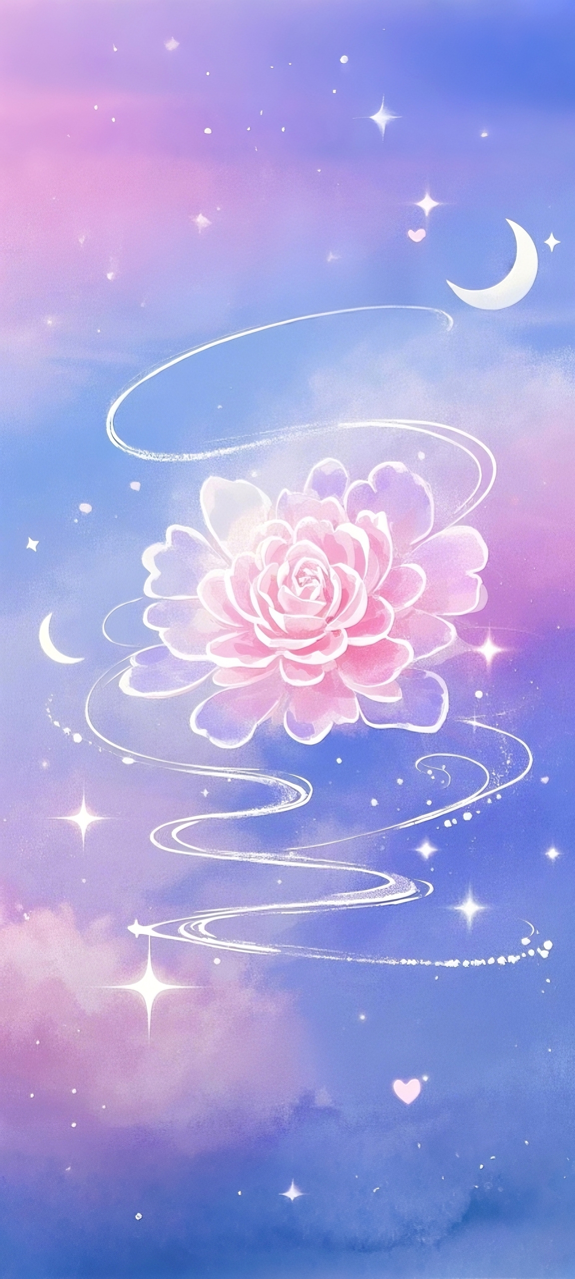 粉藍流光玫瑰