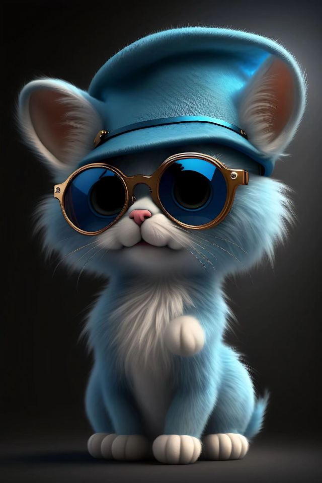 小精灵蓝猫
