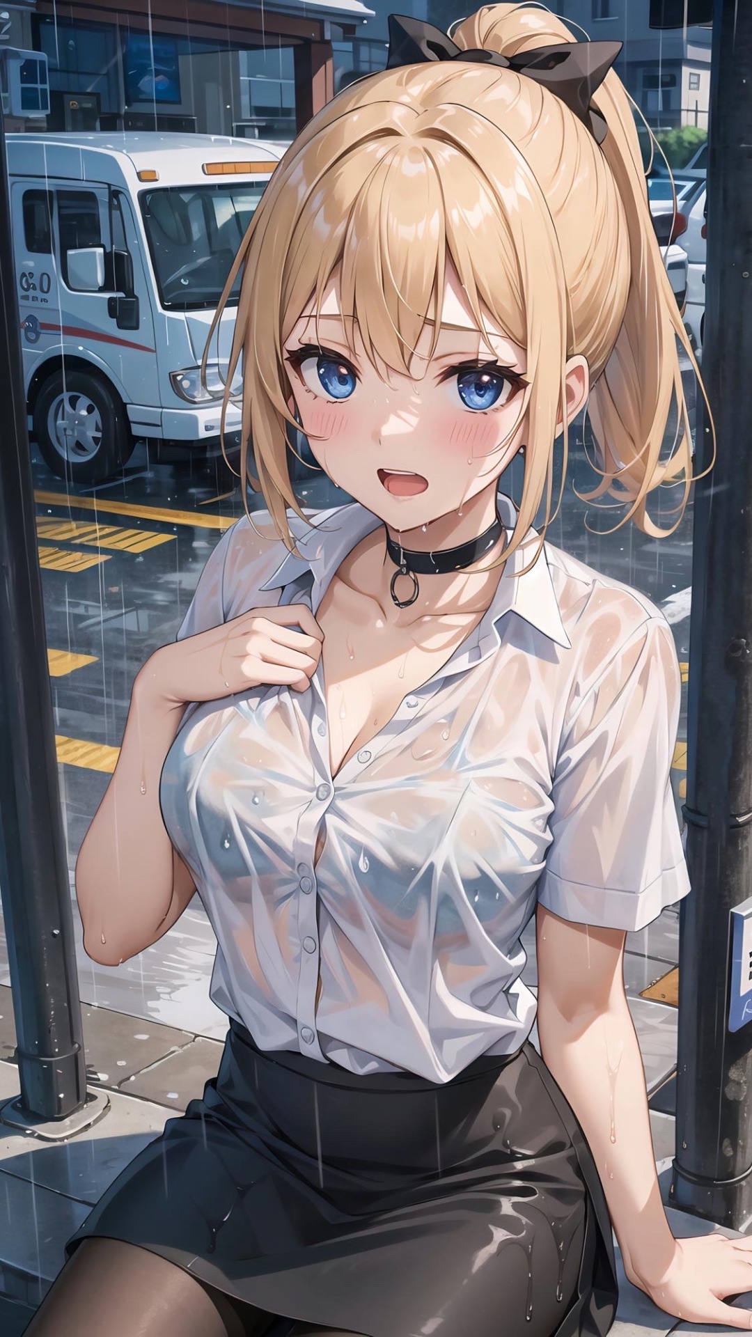 4K性感唯美濕身的少女