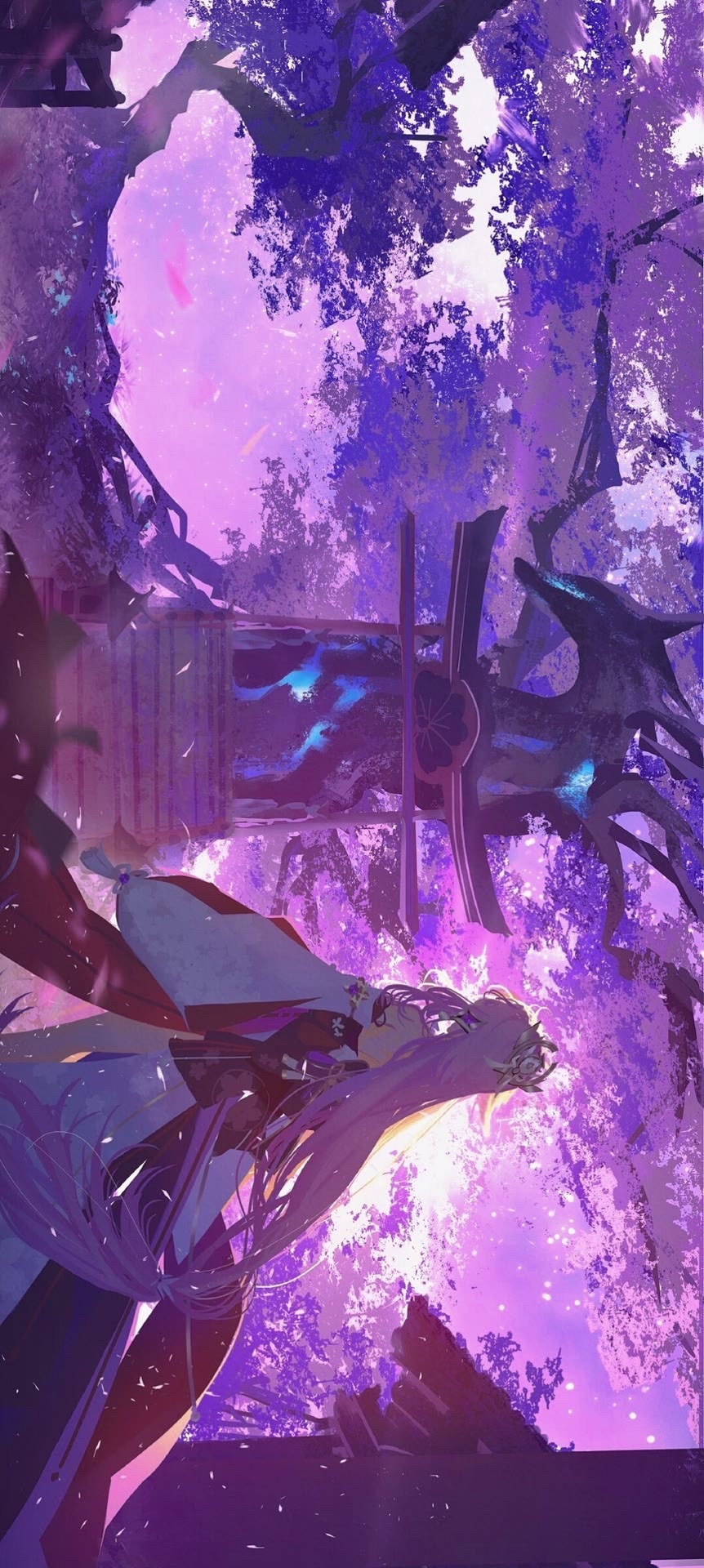 八重神子背影