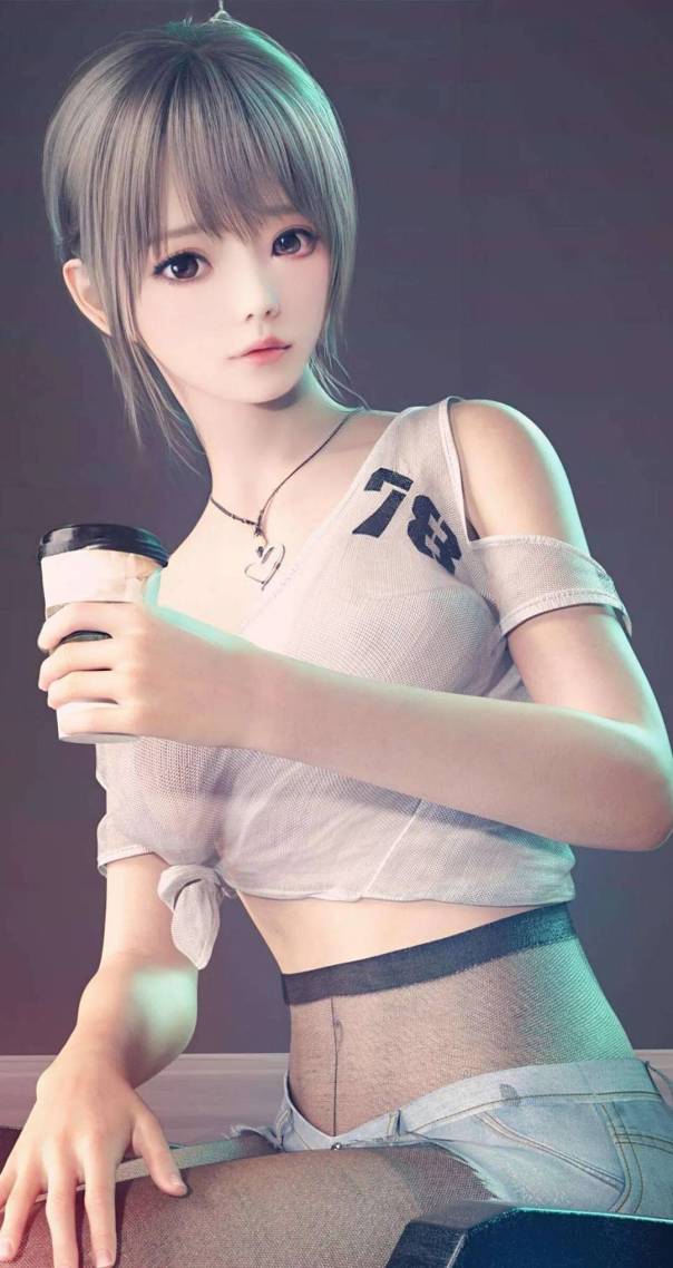精緻女孩聊天背景圖
