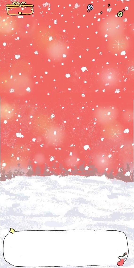圣诞飘雪壁纸