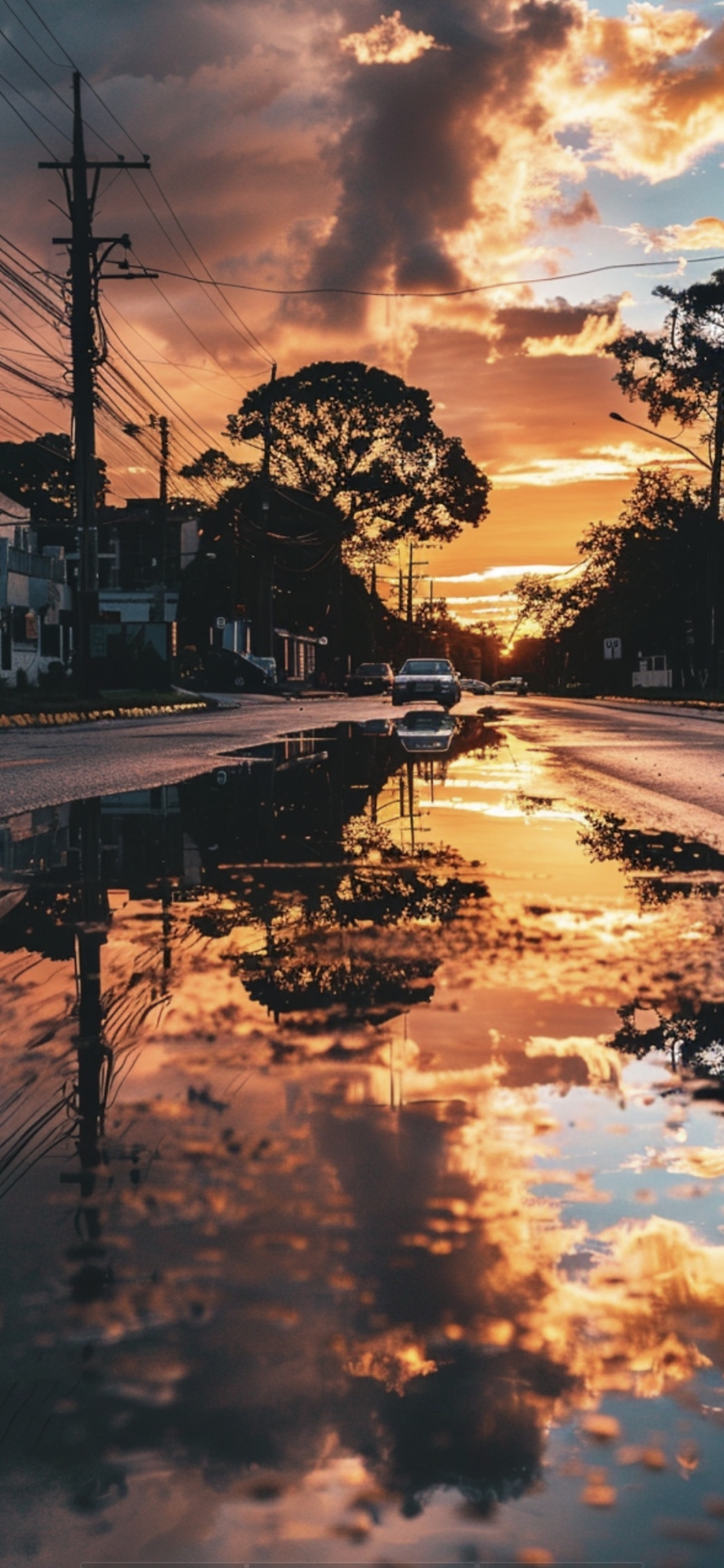 風雨後的美景