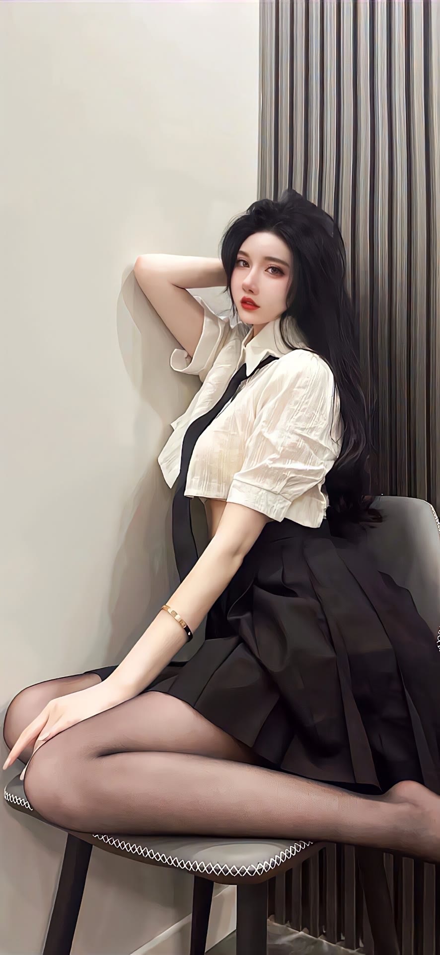 美女網紅打卡