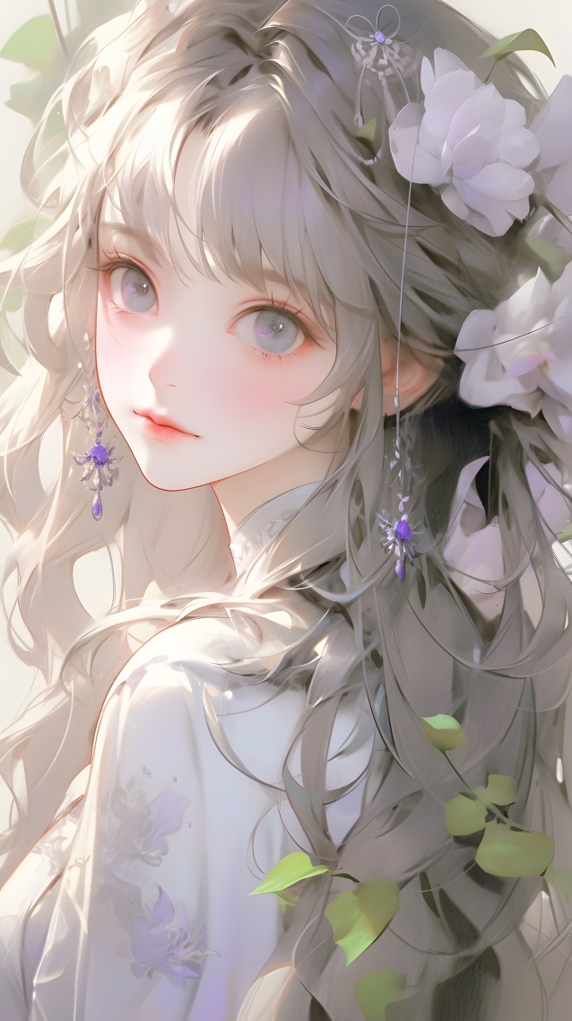 国风汉服美女(动漫手机静态壁纸) - 动漫手机壁纸下载 - 元气壁纸