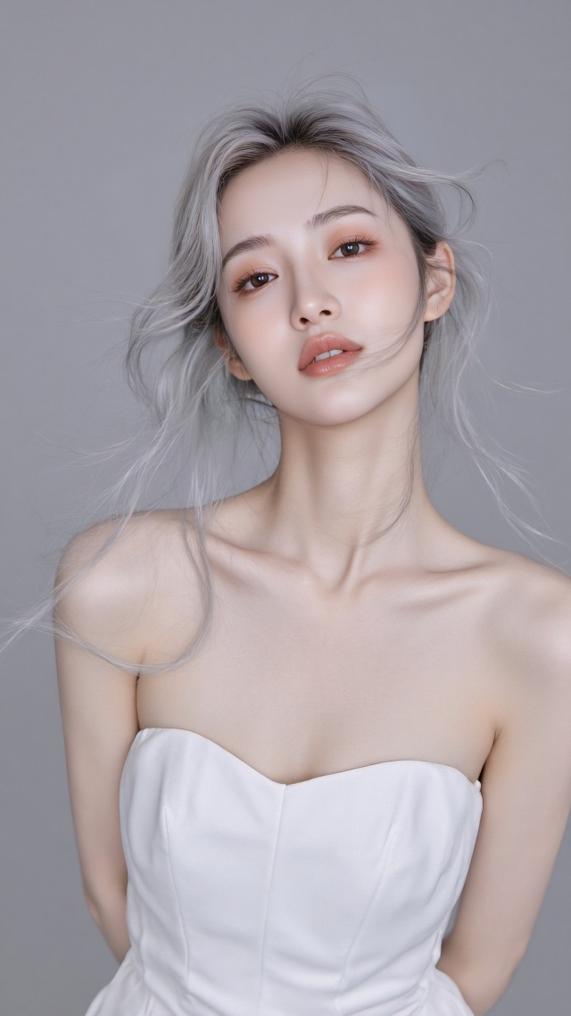 银发美少女