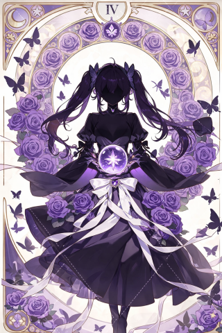 紫色魔法少女卡