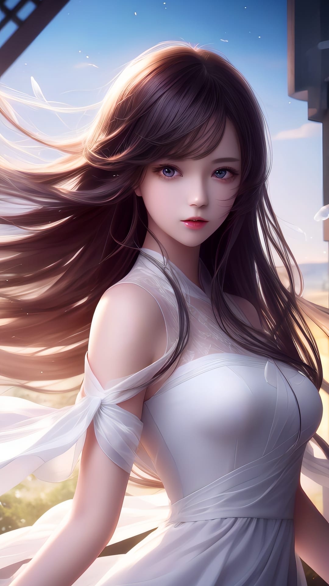 纱裙美女