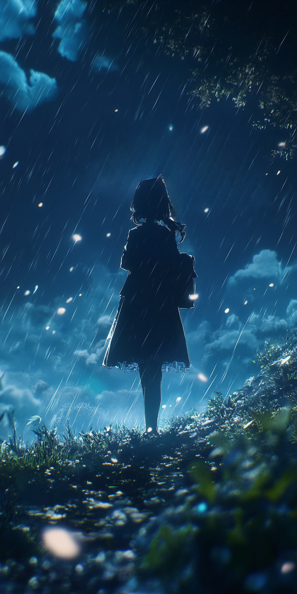 雨中看雲