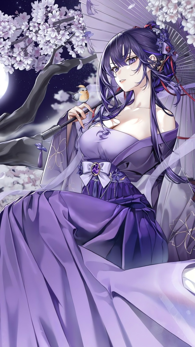 古風紫衣美女