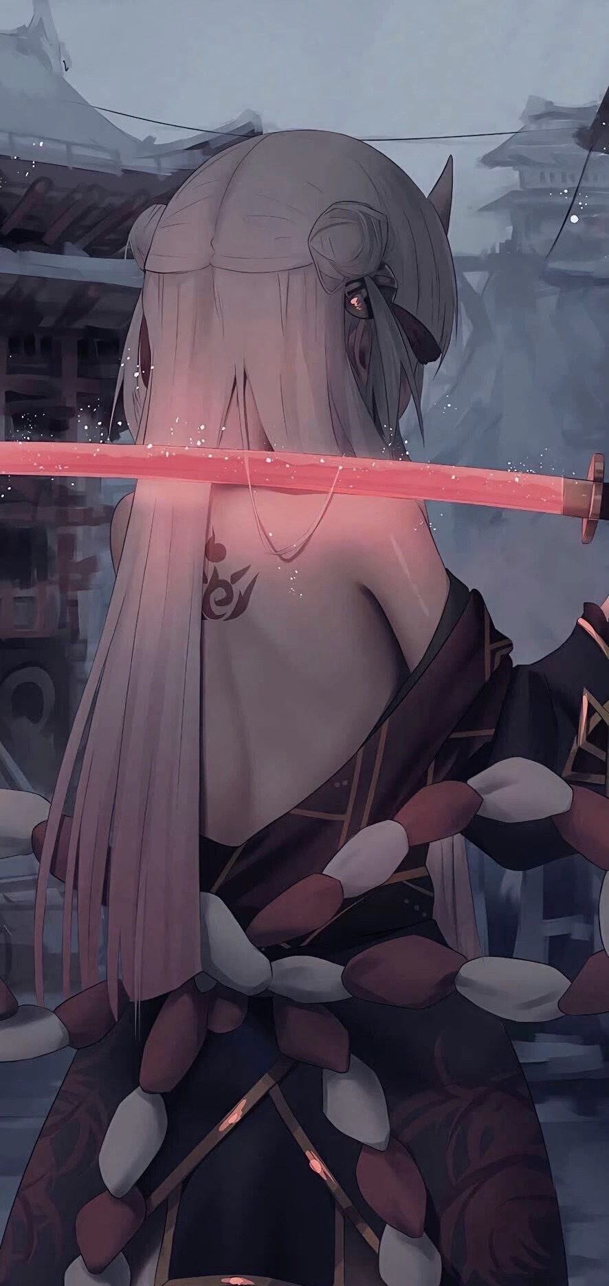 少女背影