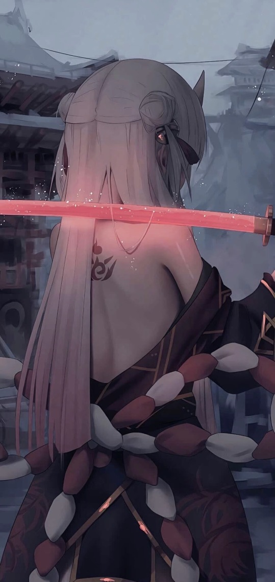 少女背影