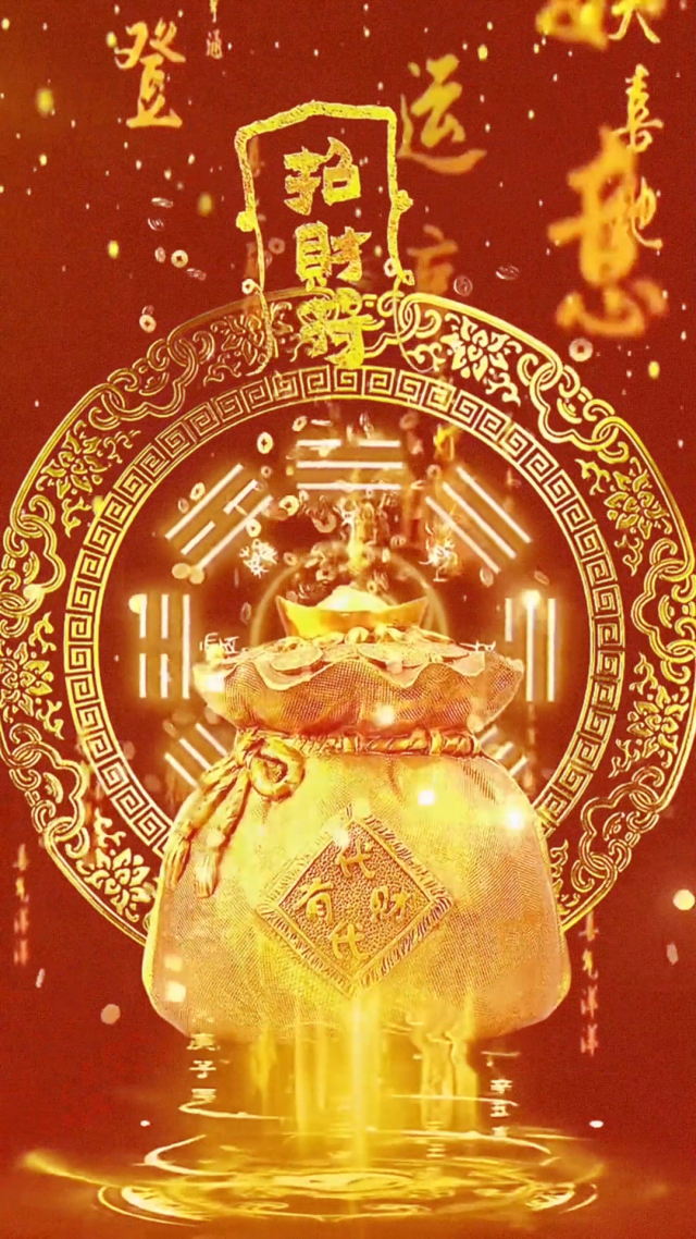招財令 吸金陣 發財壁紙
