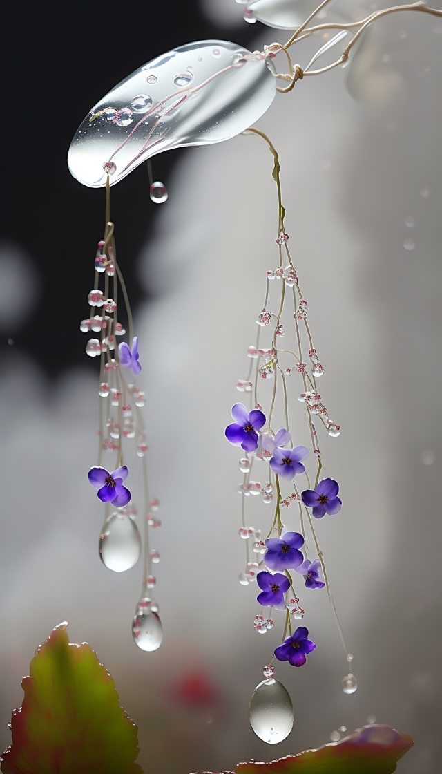 蠶絲紫羅蘭