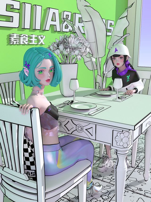 甜酷少女們的漫畫世界