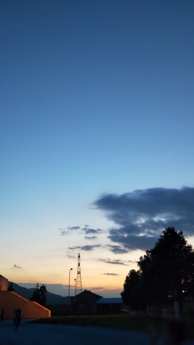 晚霞